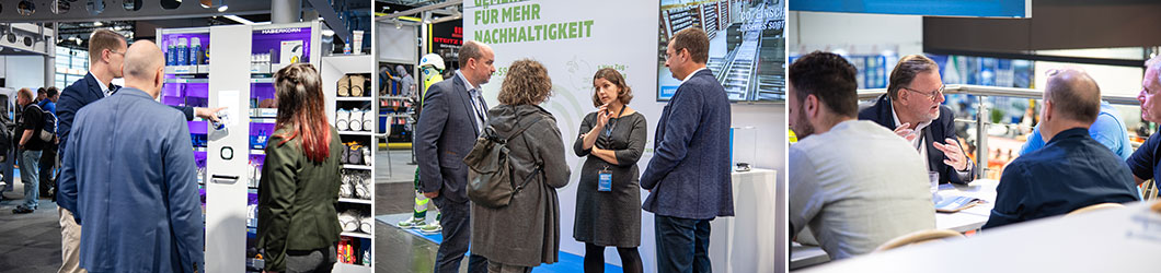 Impressionen vom Haberkorn-Messestand auf der A+A 2023