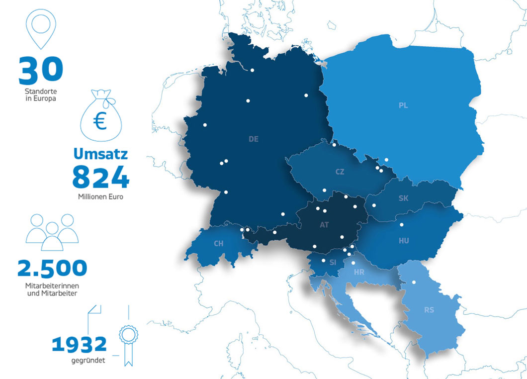 Karte Haberkorn Gesellschaften Deutschland